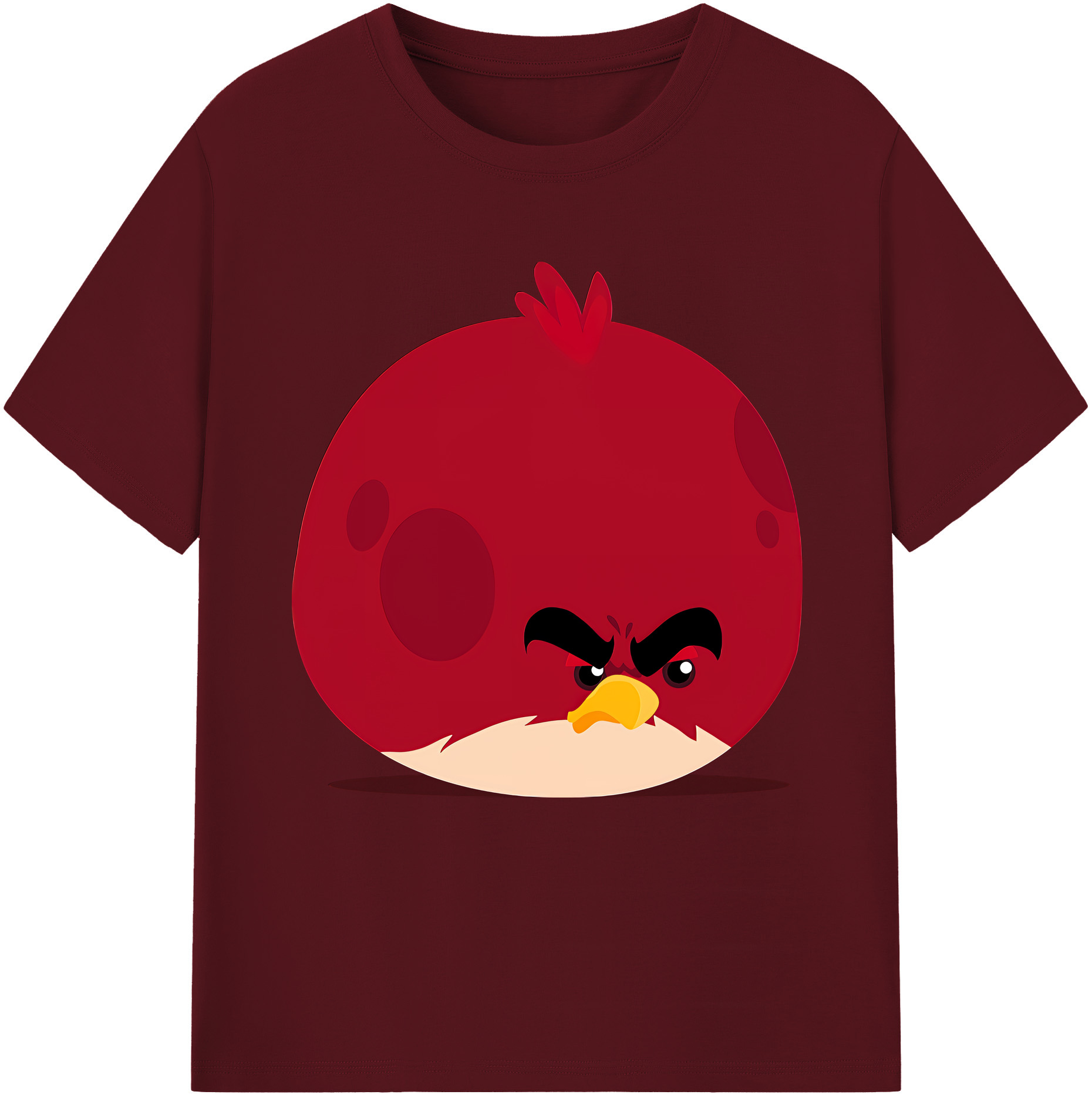 （画像用） Angry Birds アングリーバード 綿100％半袖Tシャツ（フロントプリント）